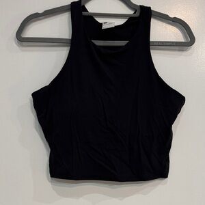All in Motion Black Crop Top sports bra